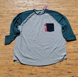 (3XL)Foundry Teal Snow Jersey Shirt TALL